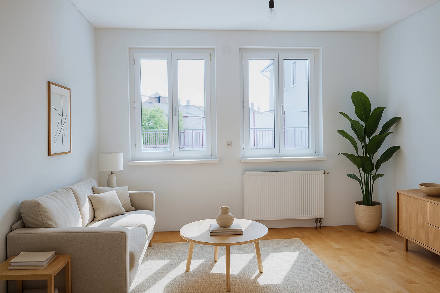 Apartment after staging