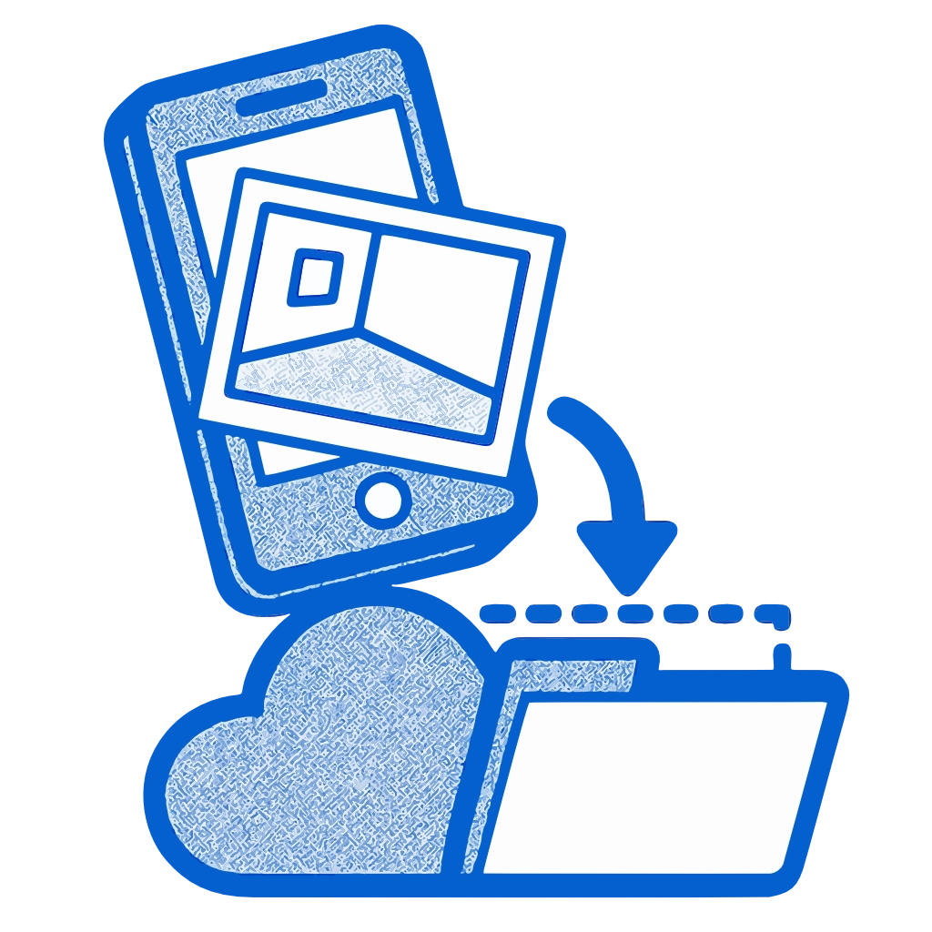 User drags a room photo into an upload box